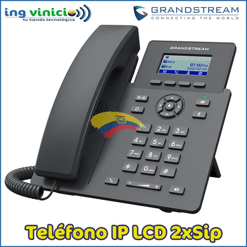 Imagen 2 de 6 de Telefono Ip Grandstream Grp2601 Sip 2 Puertos Lan Voip 2line