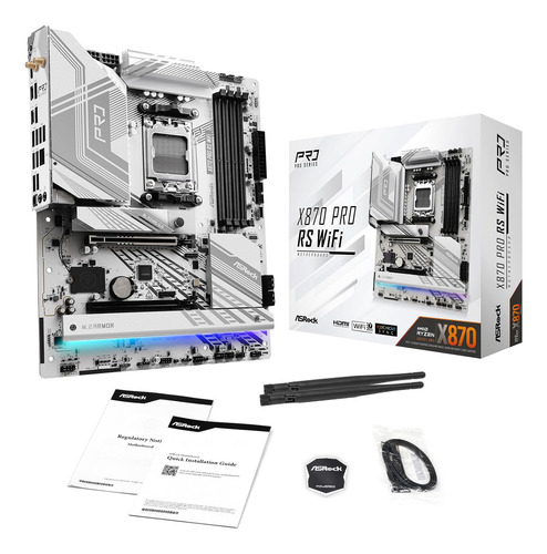 Placa Am5 Asrock X870 Pro Rs Wifi Atx
