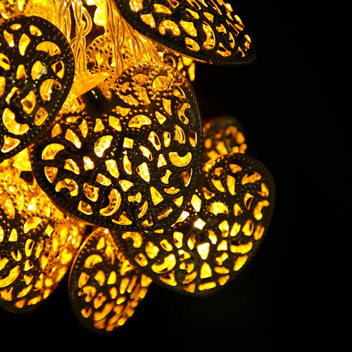 Cadena De Luces Para Fiestas, 2,5 M, 20 Led, Con Forma De Co