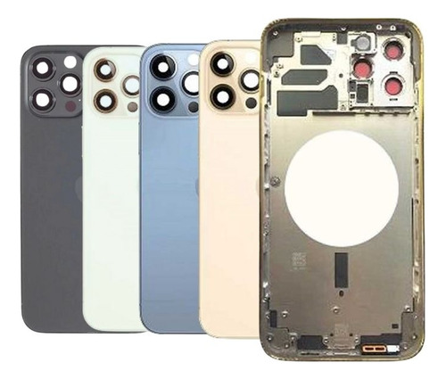 Carcasa Trasera Compatible Con iPhone 13 Pro Max Chasis Logo