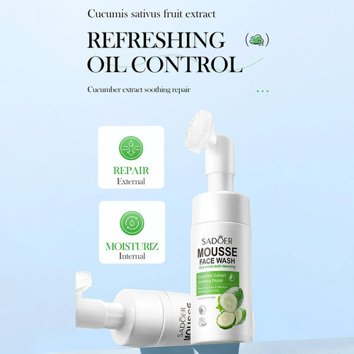 K Cucumber Cleansing, Limpador Facial, Limpeza E Hidratação