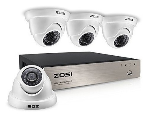 Zosi 8ch Hd Tvi 1080n Video Cctv Dvr Security System W