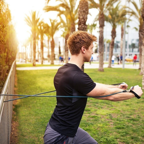 Imagen 4 de 6 de Set Bandas Sogas Elasticas Ejercicio Musculacion Tecnotips