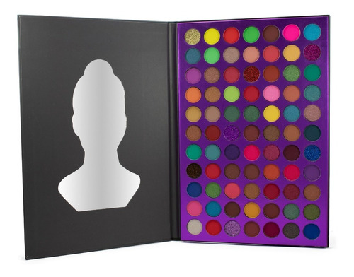 Paleta De Sombras Warrior Iv, 77 Colores