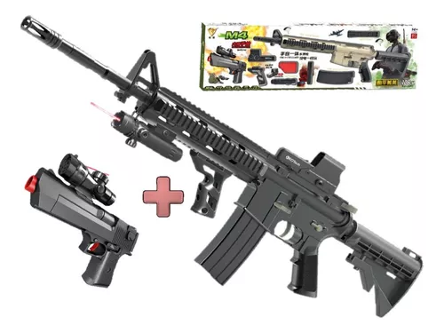 Rifle M4 De Hidrogel Recargable Automática Pistola Hidrogel –  Comercializadora VAGA