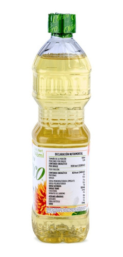 Imagen 9 de 10 de Aceite Oléico Puro De Cártamo 946 Ml (3 Piezas)