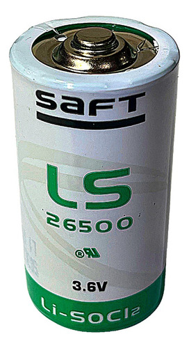 Pila Batería Saft Ls26500 Tipo C 3.6v 7.7ah Plc Cnc