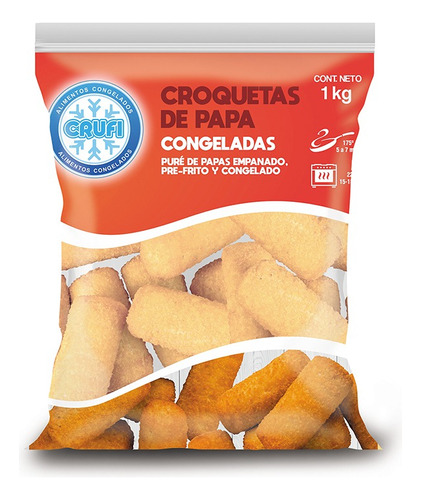 Croquetas De Papa Crufi 1 Kg - Cold Market Congelados