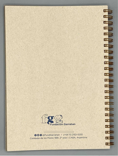 Imagen 3 de 3 de Eco Cuaderno Escolar Tapa Blanda- Fundación Garrahan
