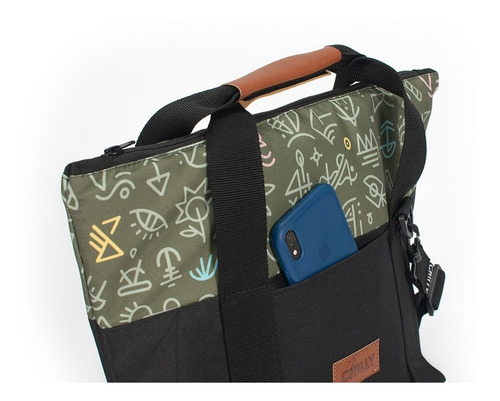 Imagen 7 de 9 de Bolso Térmico 10 Lts Diseño Doodle Wall Chilly