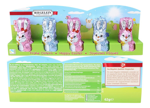 Conejo De Pascua De Chocolate Con Leche, Conejitos Huecos Go