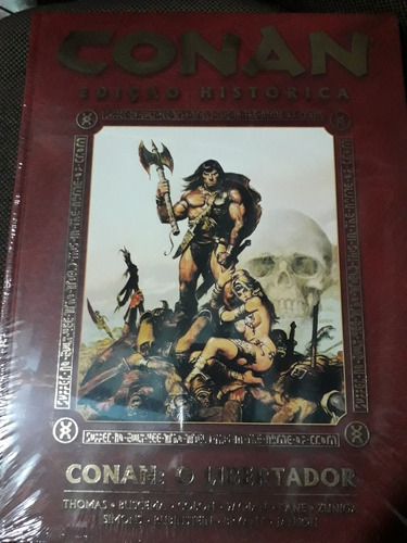 Conan O Libertador Mythos Capa Dura + Livro E Frete Grátis