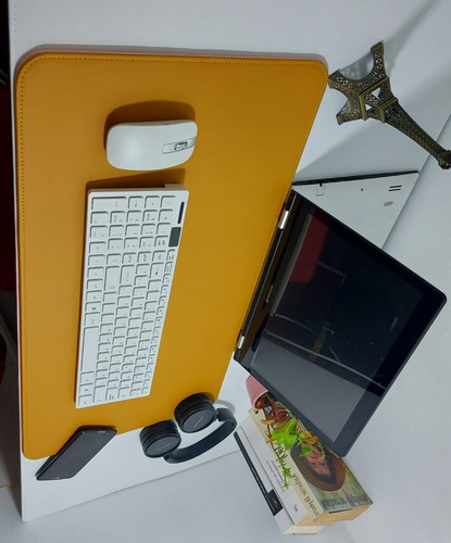 Imagen 5 de 9 de Base Pad Mouse Tapete Alfombrilla De Escritorio En Cuero P.u
