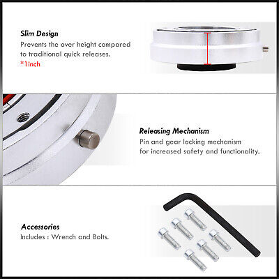 Detachable Steering Wheel Hub Adapter Quick Release Asse Yyo