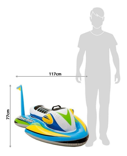 Imagen 1 de 4 de Moto De Agua Flotador Para Pileta Intex #57520