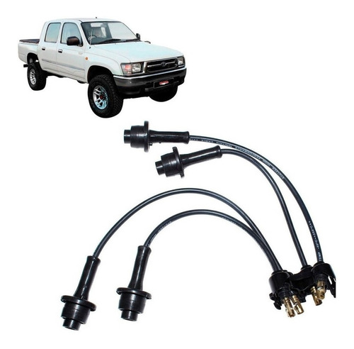 Juego Cable Bujia Para Toyota Hilux 2.2 4y Yn106 1989 1993