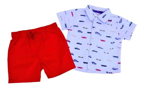 Conjunto Camisa Short Niño Trapitos Cc68