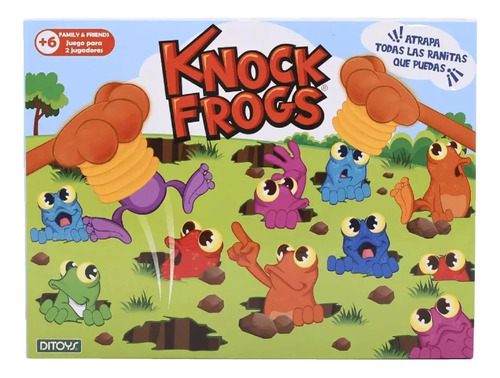  Juego De Mesa Atrapa Las Ranitas Knock Frogs ' Orig. Ditoys