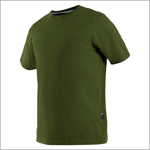 Polera Dryfresh Smooth Manga Corta Hombre Verde Musgo