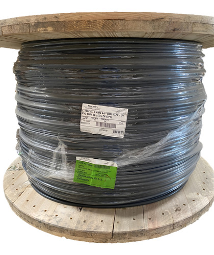 Cable Concéntrico Al Aa8000 1x6awg + 6awg Xlpe 600v 90°c Pvc