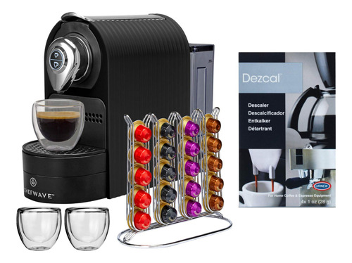 Chefwave Mquina Espresso Compatible Con Cpsulas De Caf Nespr