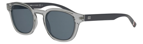 Óculos De Sol Tommy Hilfiger 1855res Cinza Lente Azul