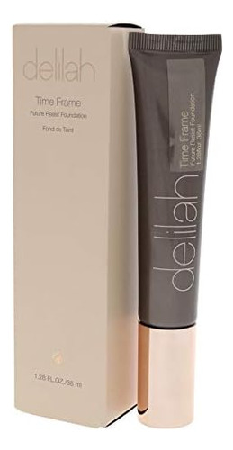 Base de maquiagem líquida Delilah i Time Frame Future Resist Foundation tom marrom