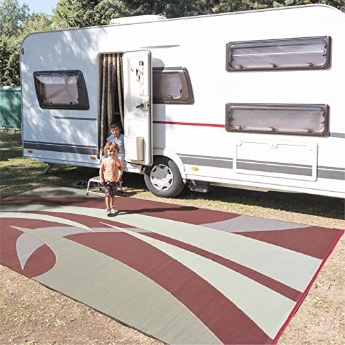 Reversible Mats Patio Al Aire Libre - Rv Colchoneta - 9' X 1