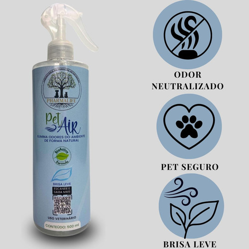 Kit Eliminador Odor Vegano 2x500ml Profissional Brisa Leve