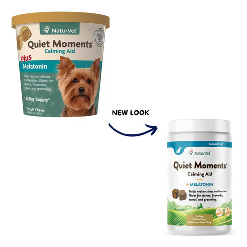 Naturvet Quiet Moments Suplemento Calmante Perros 