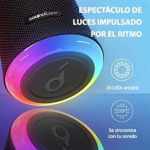 Imagen 3 de 10 de Parlante Portatil Bluetooth Soundcore Flare 2 20w Ipx7