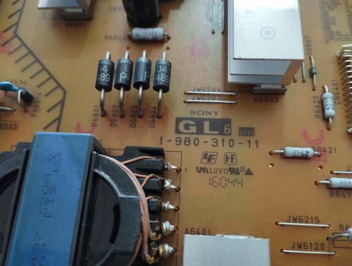 Placa Fuente Led Sony Xbr-49x705d (Usado)