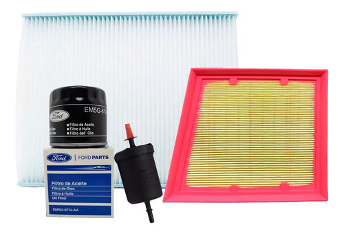 Kit 4 Filtros Completo Ford Fiesta 1.6 Sigma Original