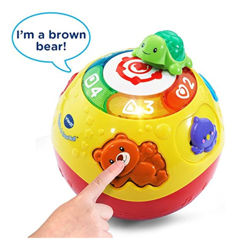 Bola Interactiva Vtech Wiggle And Crawl, Multicolor, 6-10 Dí