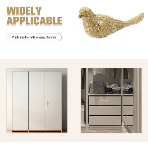 Pomo Vintage De Cobre Para Armario Con Forma De Pájaro, Dise