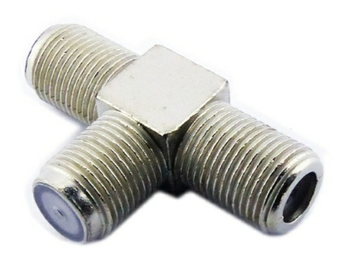 Conector Coaxial Tipo T, 3 Hembras/ Pack 50 Unidades 