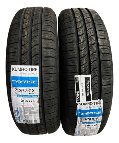 Kit Cub 215-70-15 Kumho Sense X2