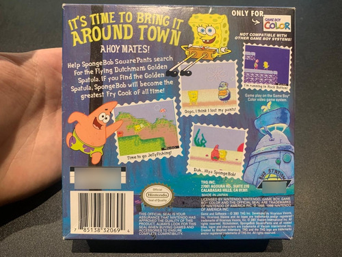 Spongebob Squarepants: Legend Of The Lost Spatula Gbc #1 (Usado)
