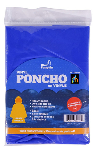 Capa Impermeable Poncho De Lluvia Para Adultos Aguacero