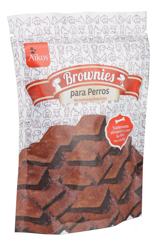 Snack Para Perro Brownies Aikos 82 G X 3und