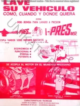 Comprar Antiguo Folleto Lavadora Presión Auto 404 Antiguo Década 60