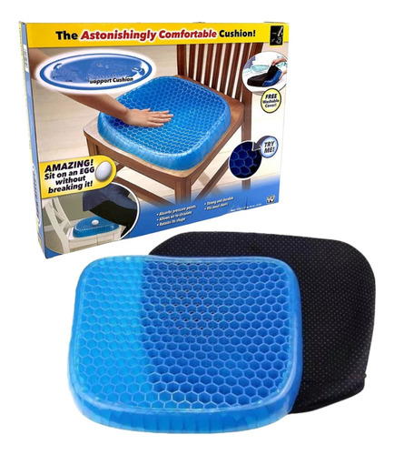 Cojín De Asiento Con Gel Viscoelástico Core Confort