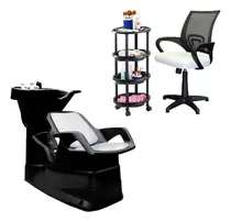 Comprar Combo Peluquería Kit Lavacabezas + Sillon + Carro 