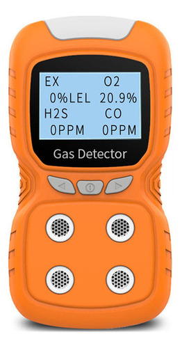 Monitor De Gas, Analizador De 4 Gases, Medidor Lcd, Calidad