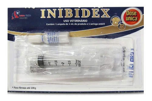 Inibidex Injetável Com Seringa Para Aplicação 50x1ml