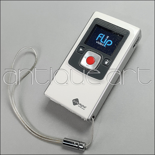 A64 Videocamara Flip Video Ultra Hd Blanco 2da Generacion (Usado)