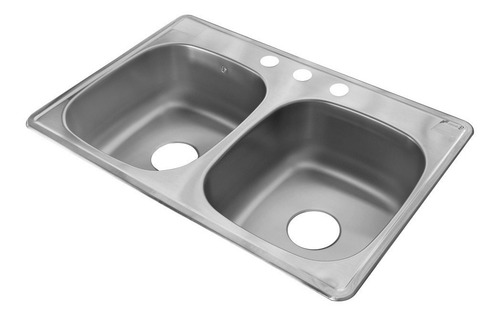 Imagen 3 de 10 de Fregadero Cocina Empotrar 2 Tinas 84x56x18 Eb C110