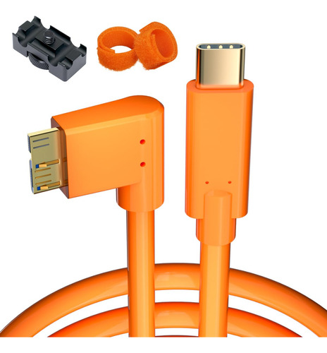 Yamcowl Cable Usb C A Usb 3.0 Micro B Naranja Usb C (9.8 Pie