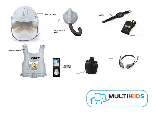 Imagem 4 de 4 de Brincando De Ser Piloto Multikids - Br1121