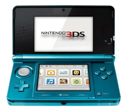 Nintendo 3DS CTR-001 color  aqua blue